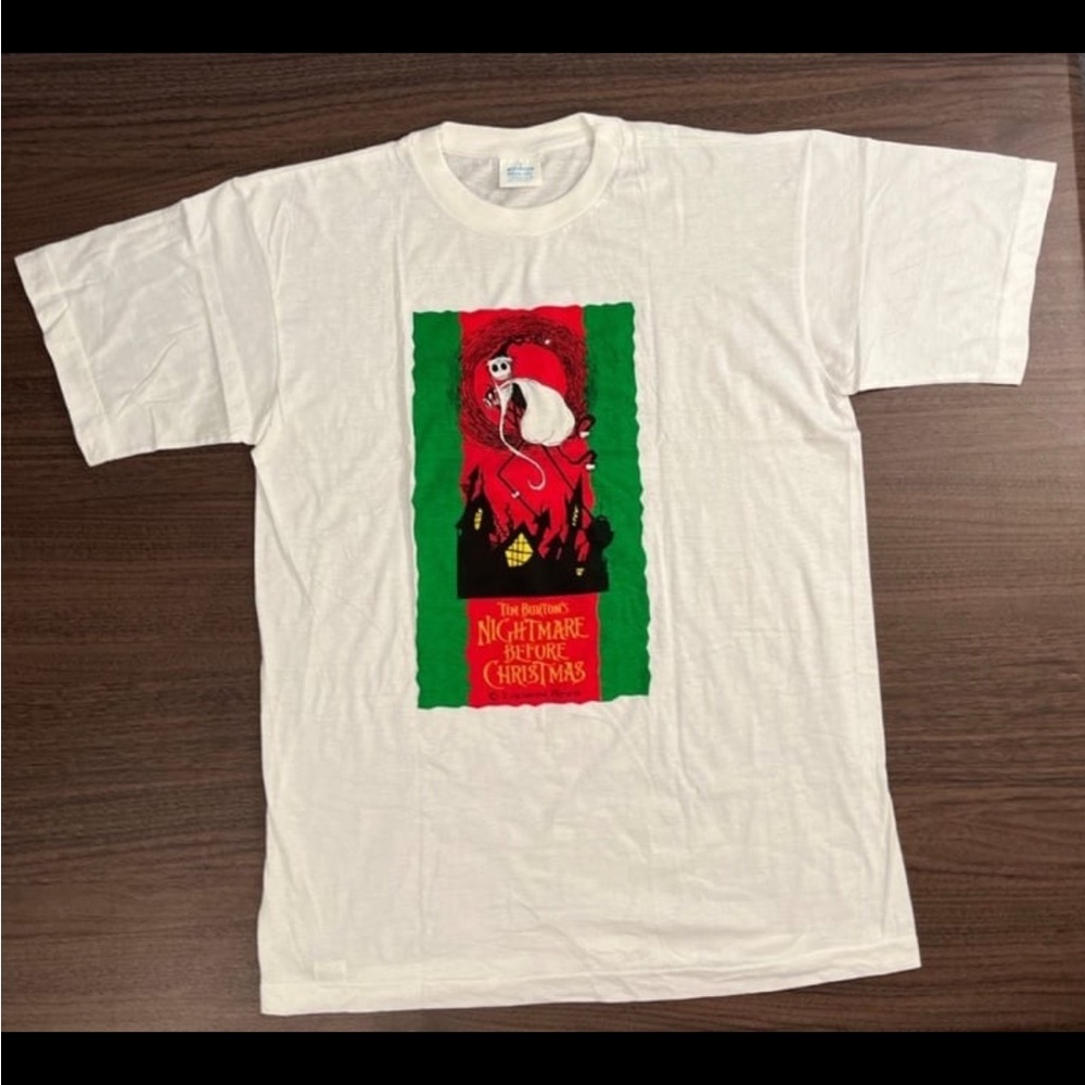New vintage 1997 sega Nightmare Before Christmas  tee - fits Mens Large
